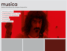 Tablet Screenshot of festivalmusica.org